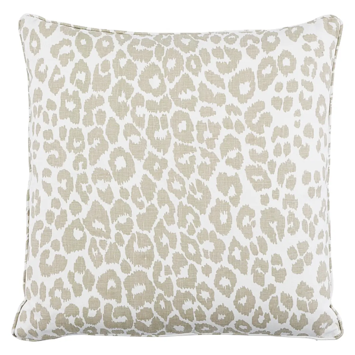 Iconic Leopard Pillow_ LINEN