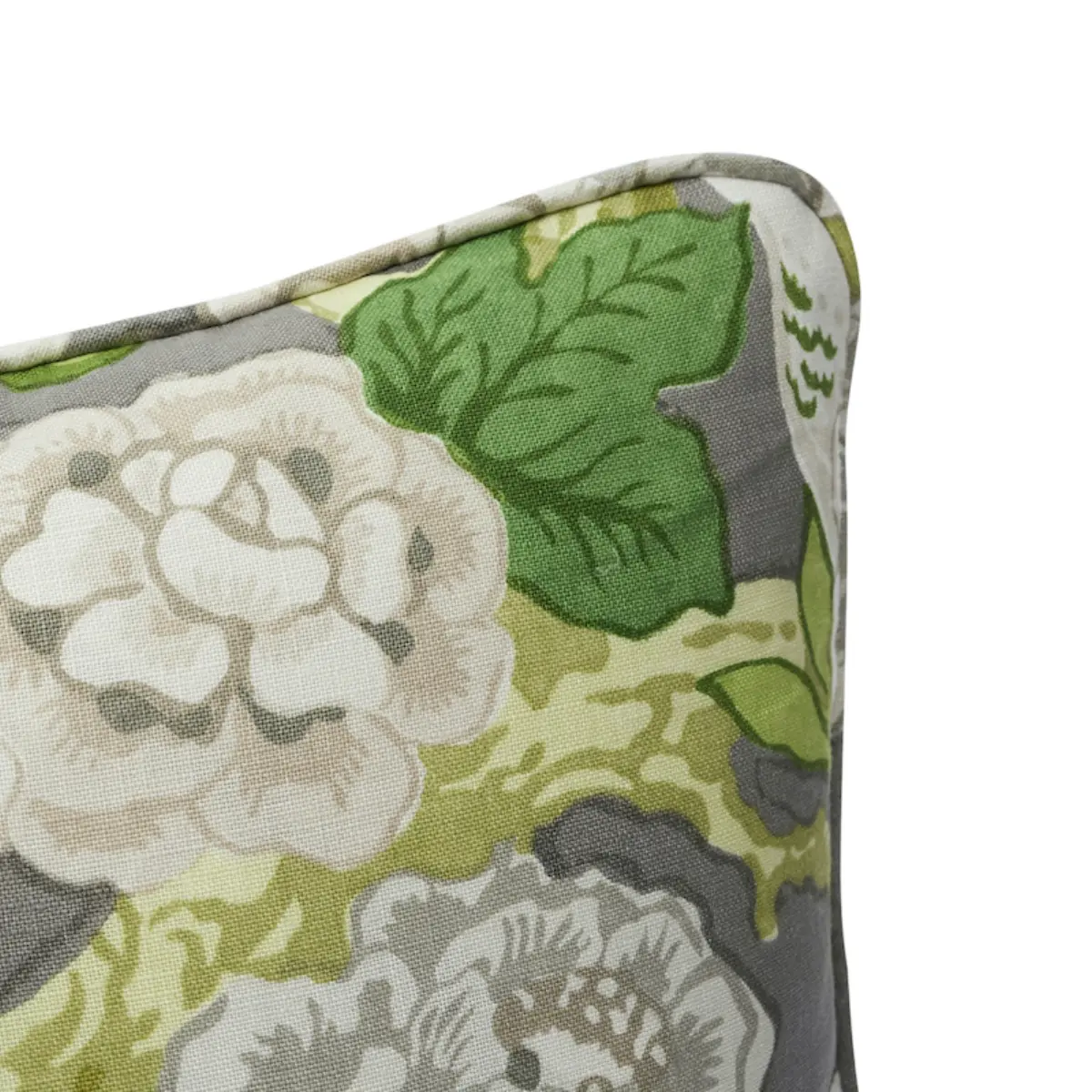 Bermuda Blossoms Pillow_ SLATE