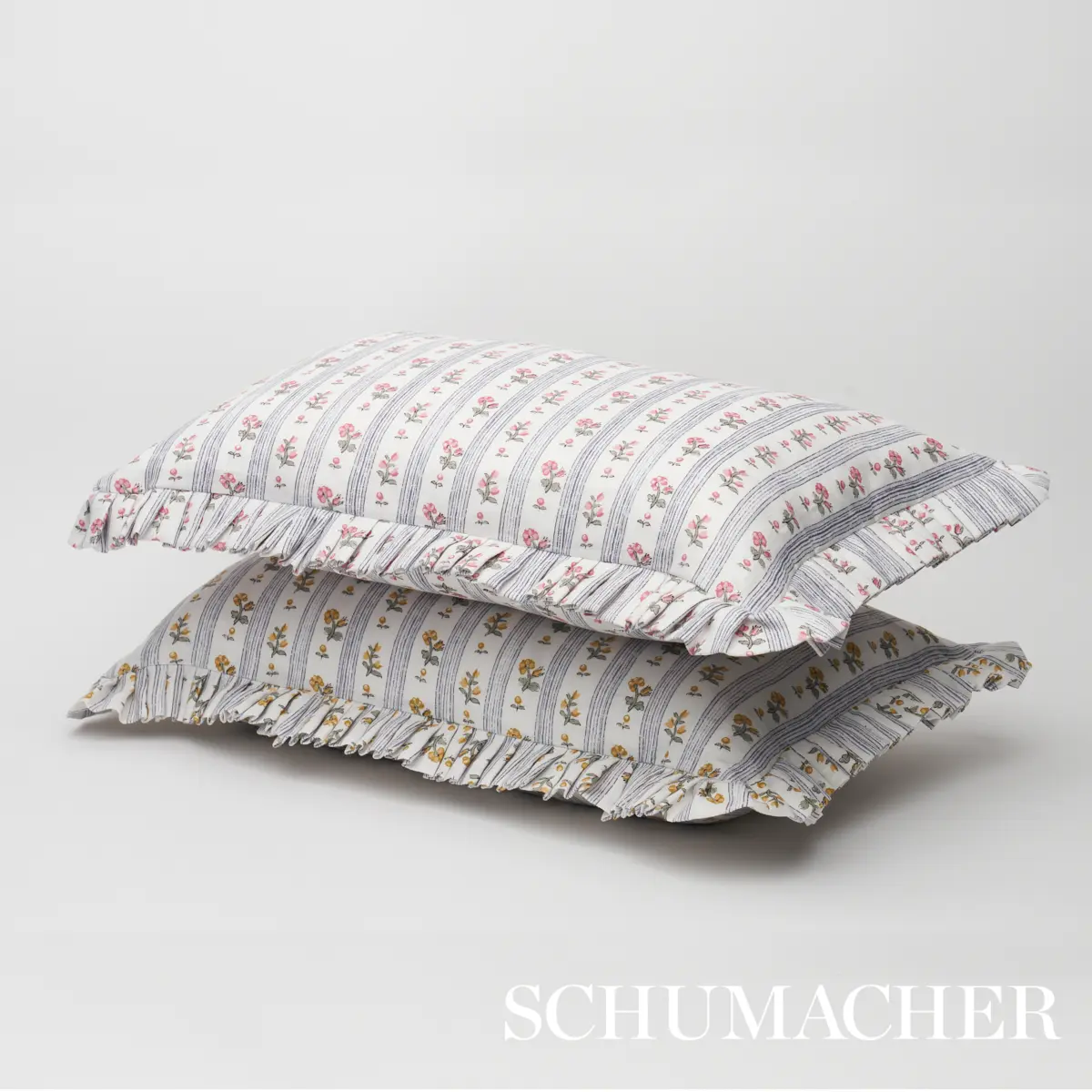 Cabanon Stripe Pillow_ JAUNE