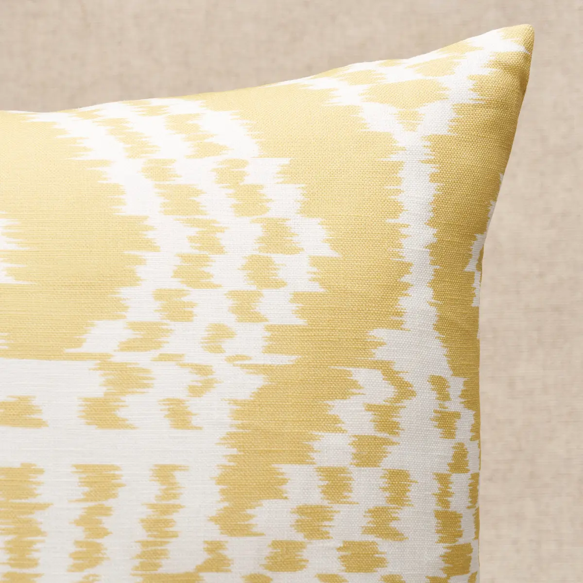 Asaka Ikat Pillow_ BUTTERCUP