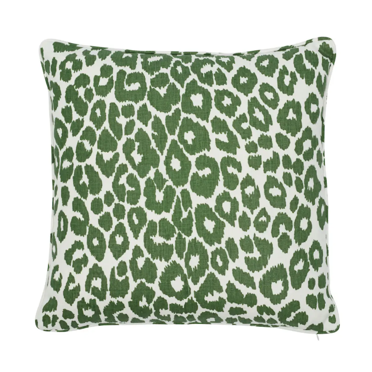 Iconic Leopard Pillow_ GREEN