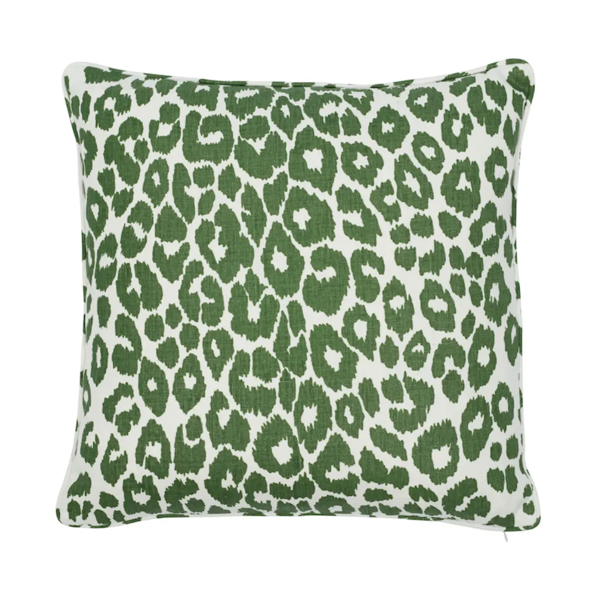 Iconic Leopard Pillow_ GREEN
