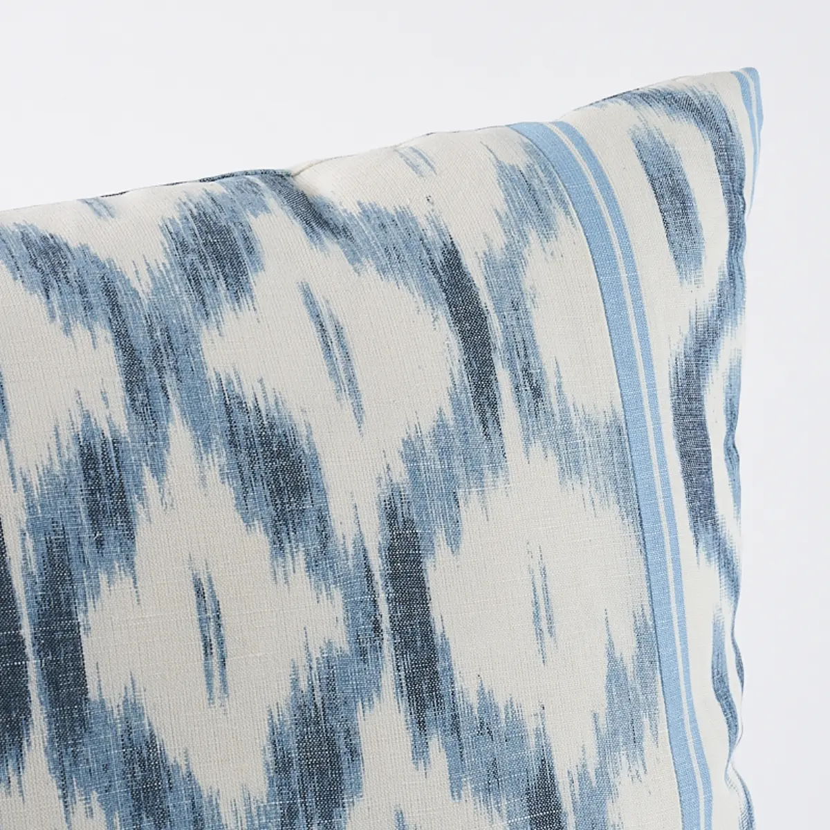 Santa Monica Ikat Pillow_ INDIGO BLUE