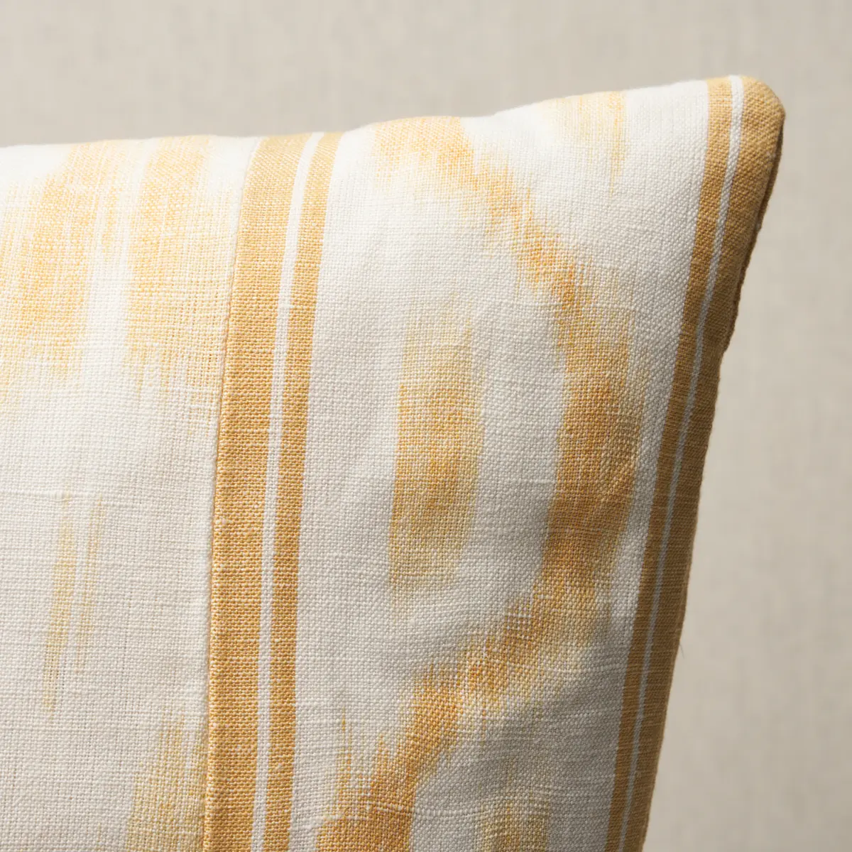 Santa Monica Ikat Pillow_ YELLOW