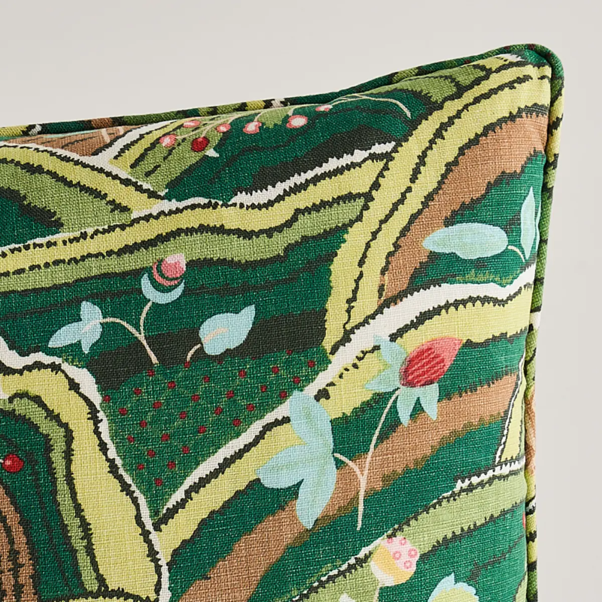 Rolling Hills Pillow_ GREEN