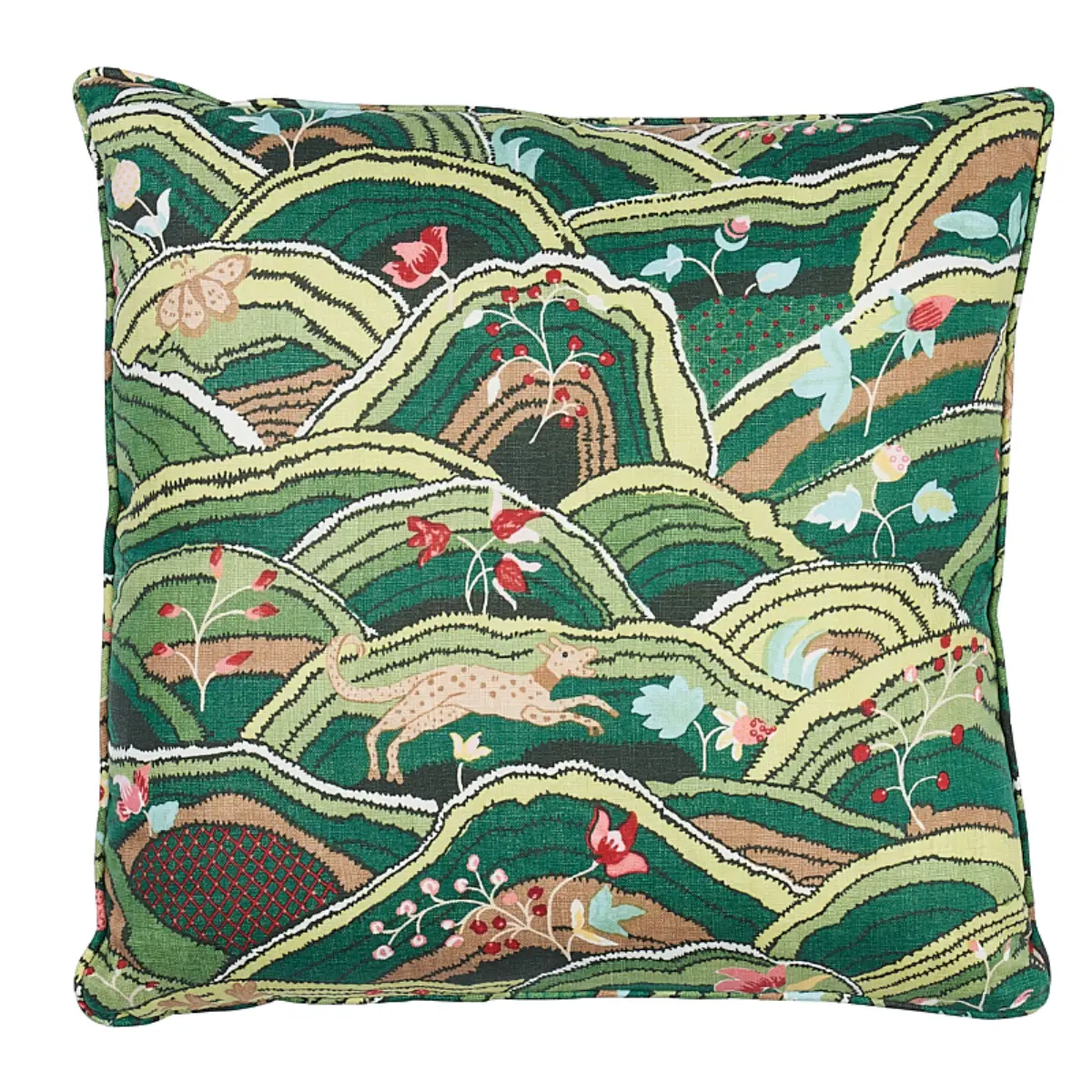 Rolling Hills Pillow_ GREEN