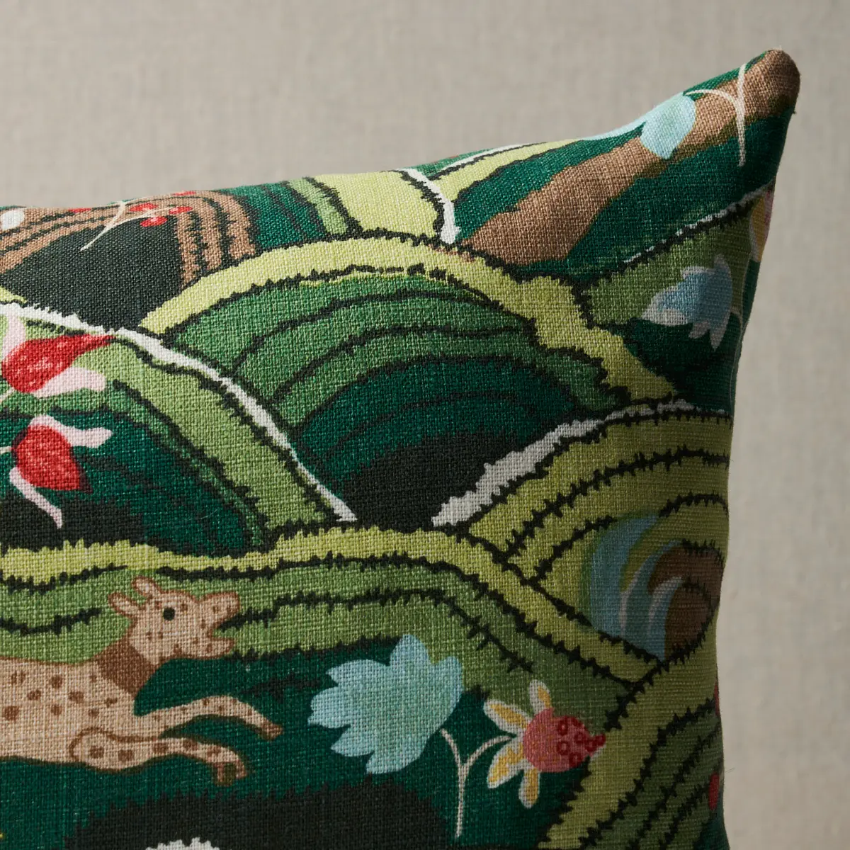 Rolling Hills Pillow_ GREEN