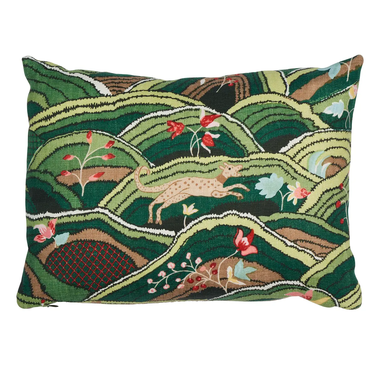 Rolling Hills Pillow_ GREEN