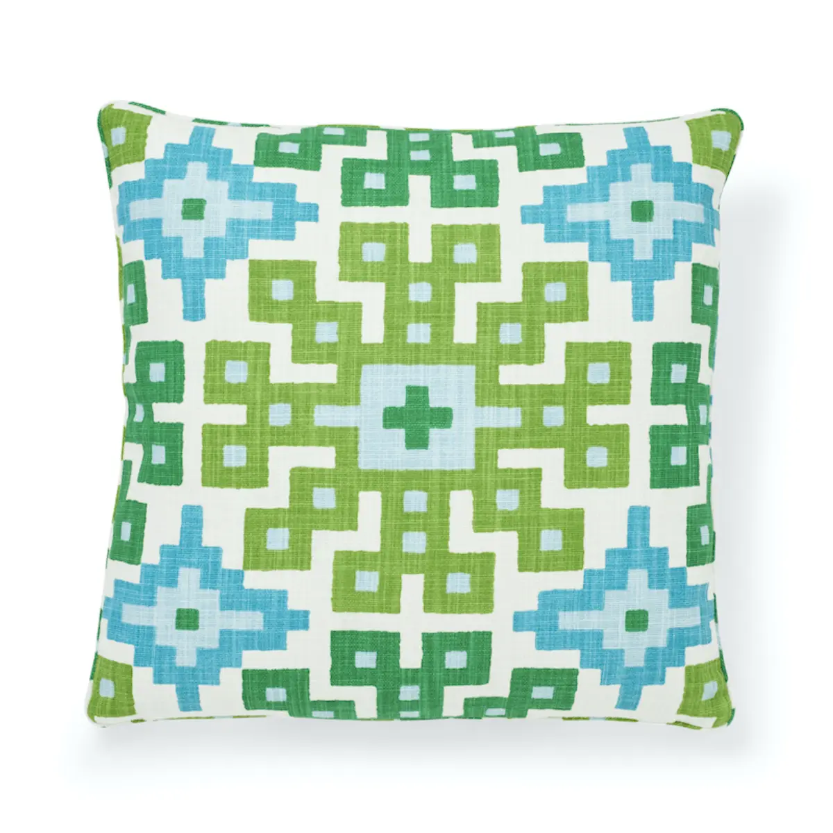 Palmetto Print Pillow_ LAGOON