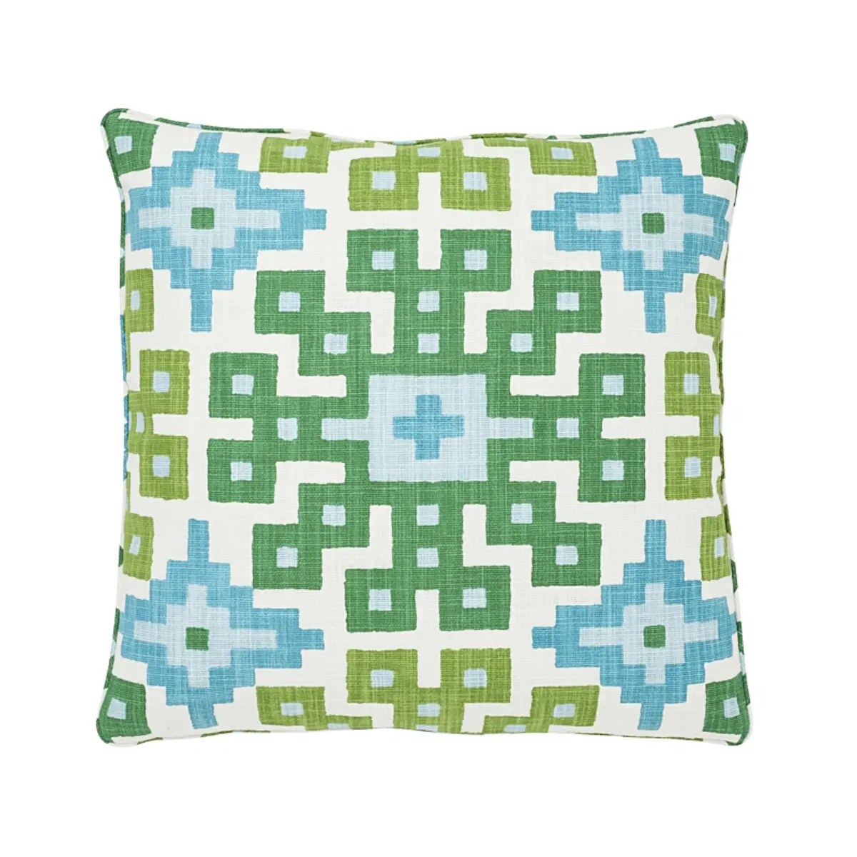 Palmetto Print Pillow_ LAGOON