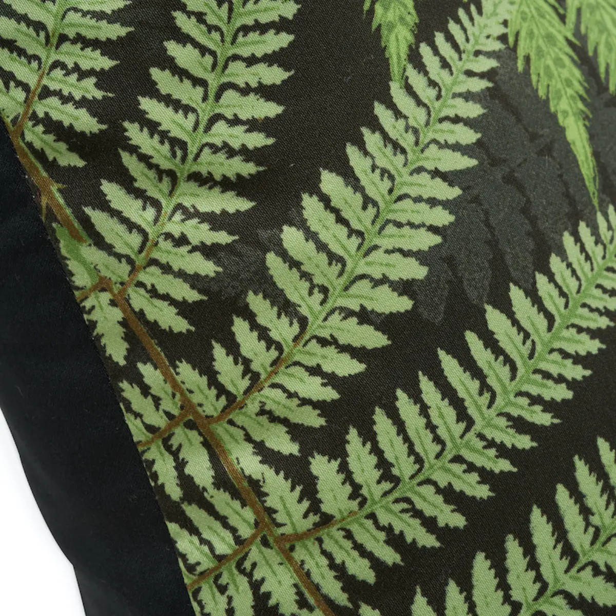 Fernarium Pillow_ GREEN & BLACK