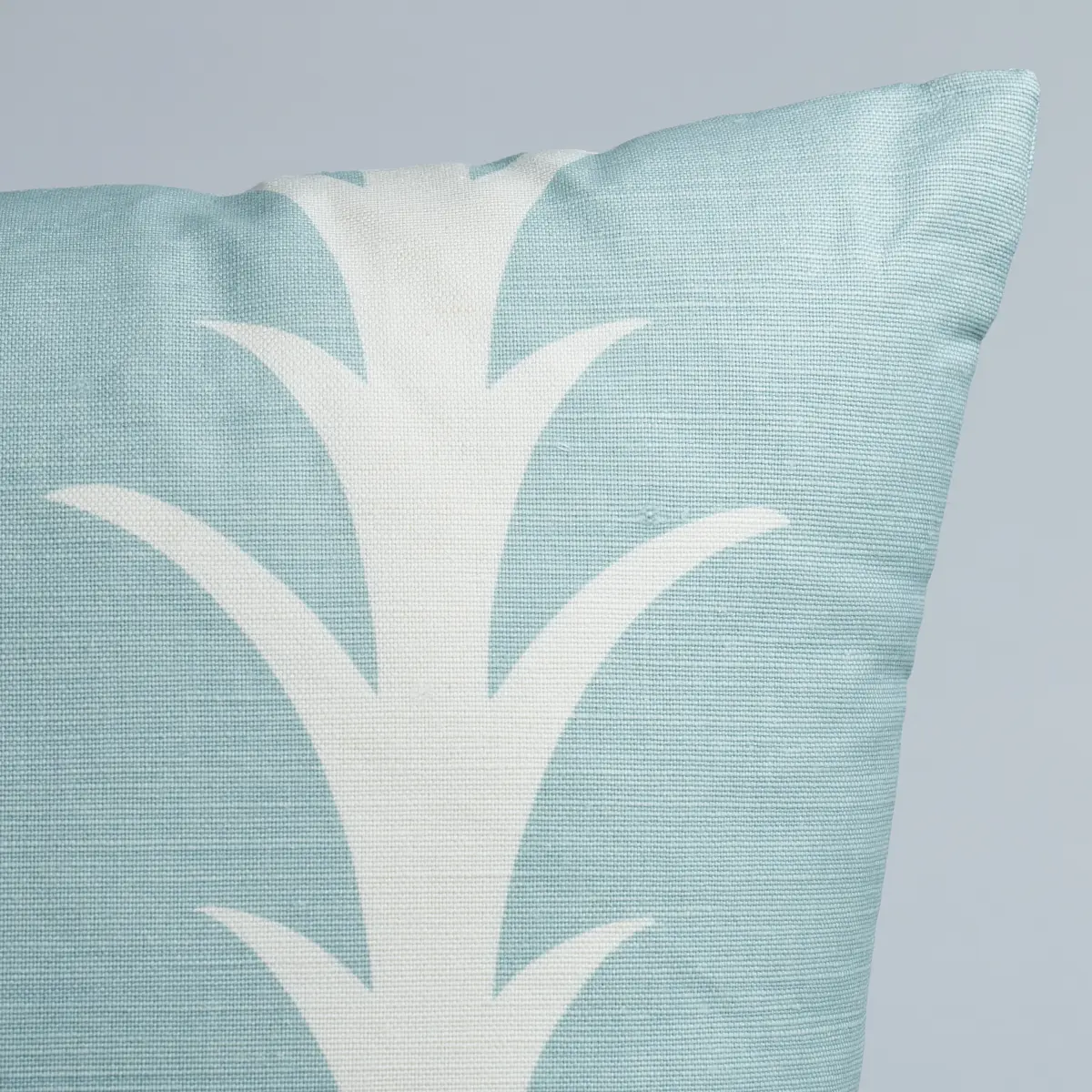 Acanthus Stripe Pillow_ SKY