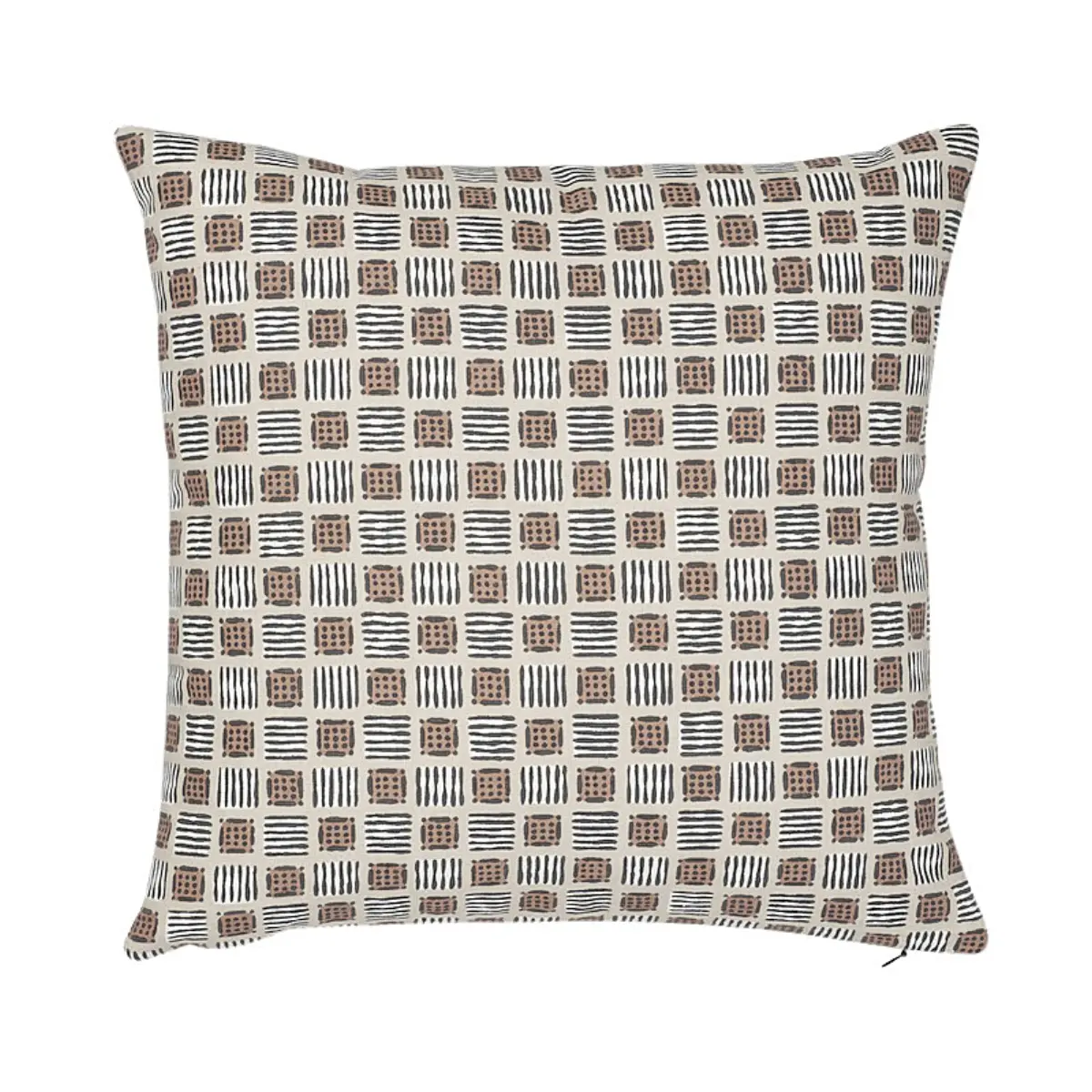 Mottley Grid Pillow_ WREN