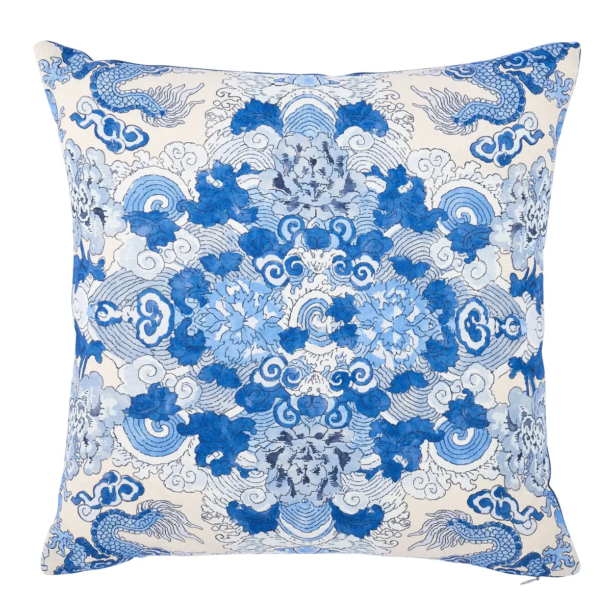 Magic Mountain Dragon Pillow_ PORCELAIN