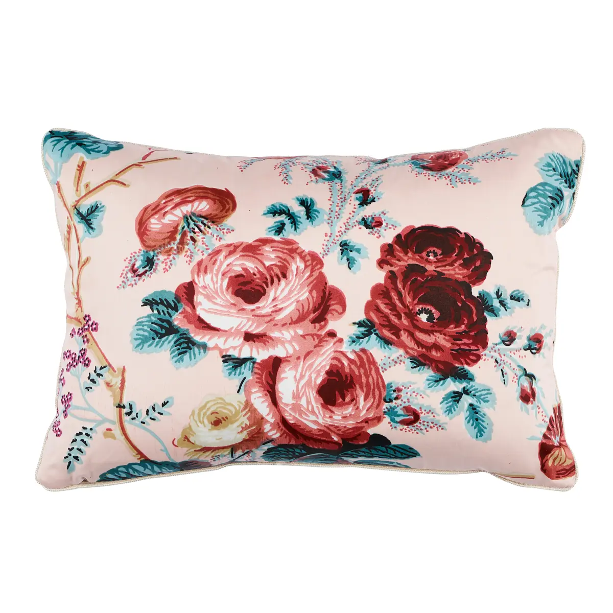 Salisbury Chintz Pillow_ ROSE