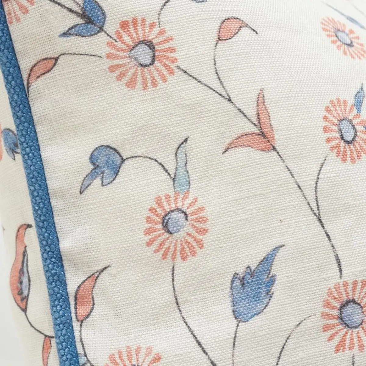 Khilana Floral Pillow_ DELFT & ROSE
