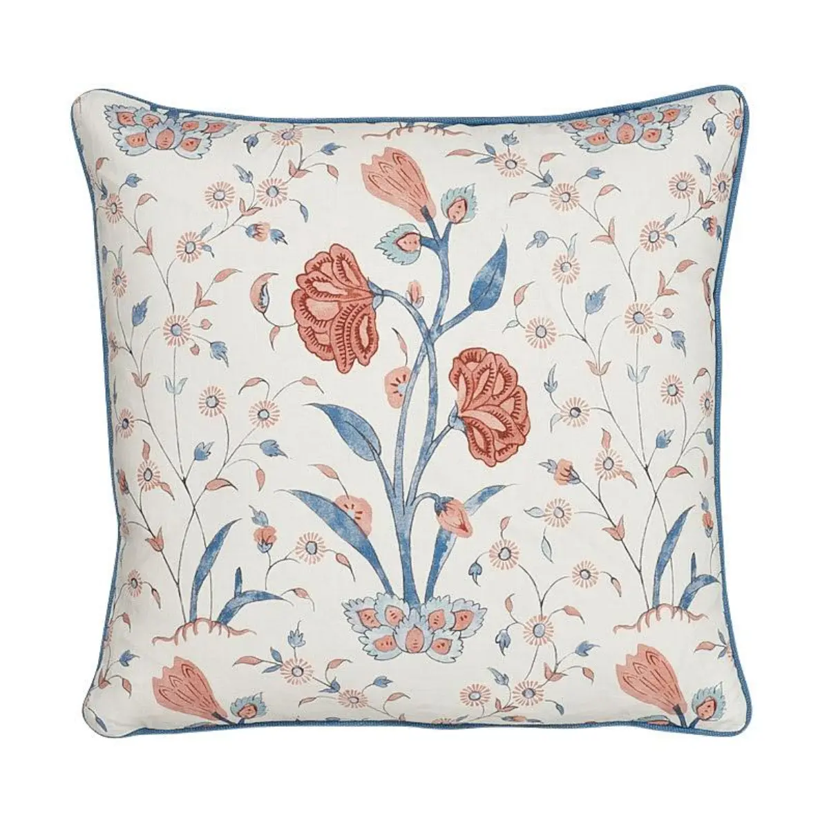 Khilana Floral Pillow_ DELFT & ROSE
