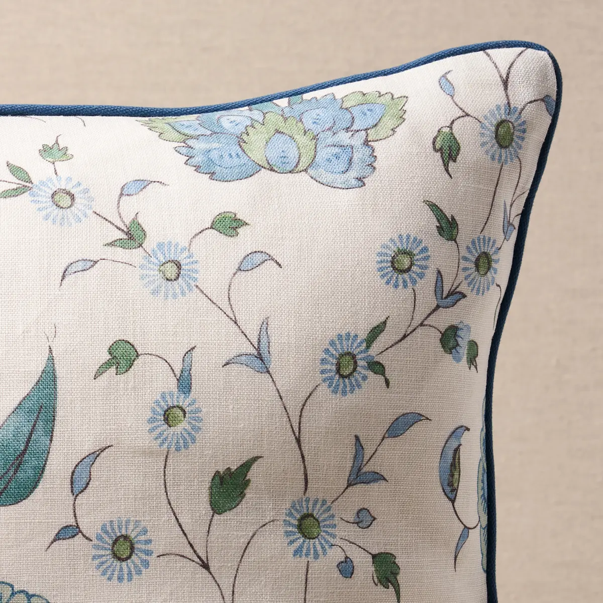 Khilana Floral Pillow_ PEACOCK