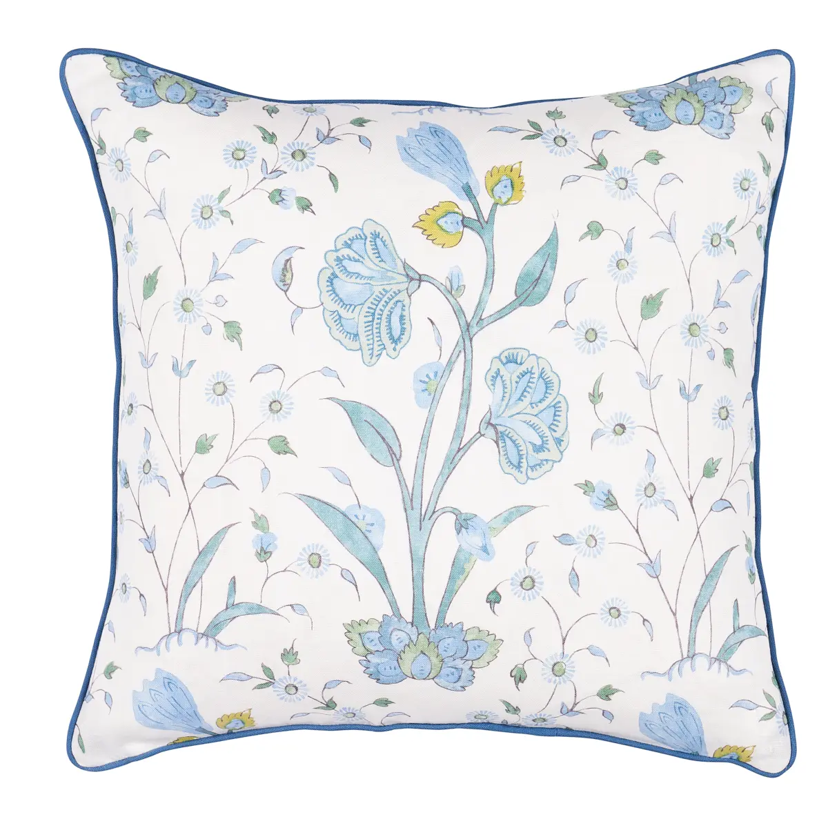 Khilana Floral Pillow_ PEACOCK