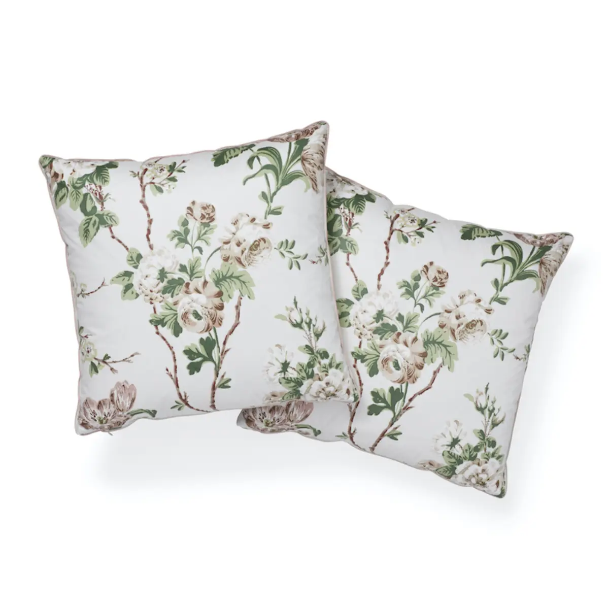 Betty Chintz Pillow_ PINK & GREEN