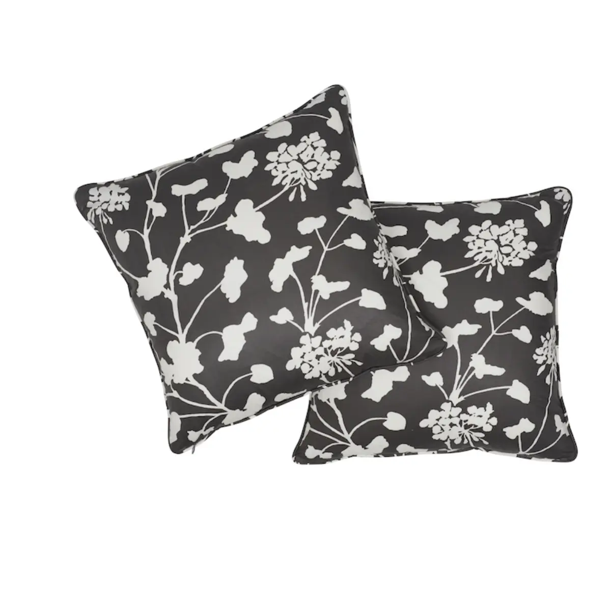 Pennick Chintz Pillow_ BLACK