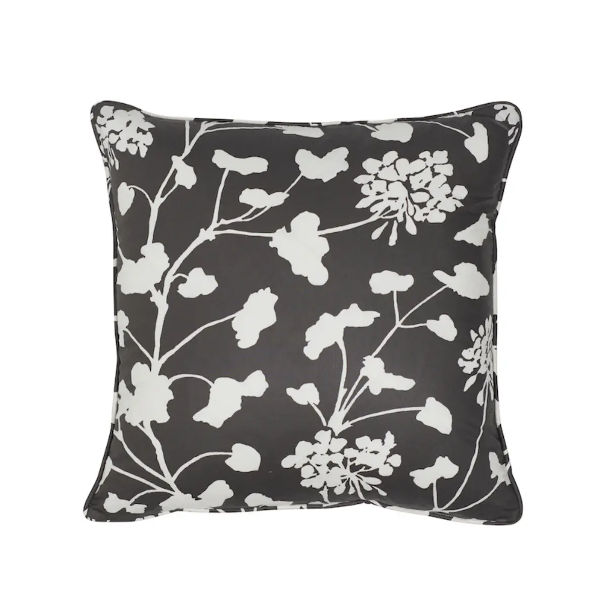Pennick Chintz Pillow_ BLACK