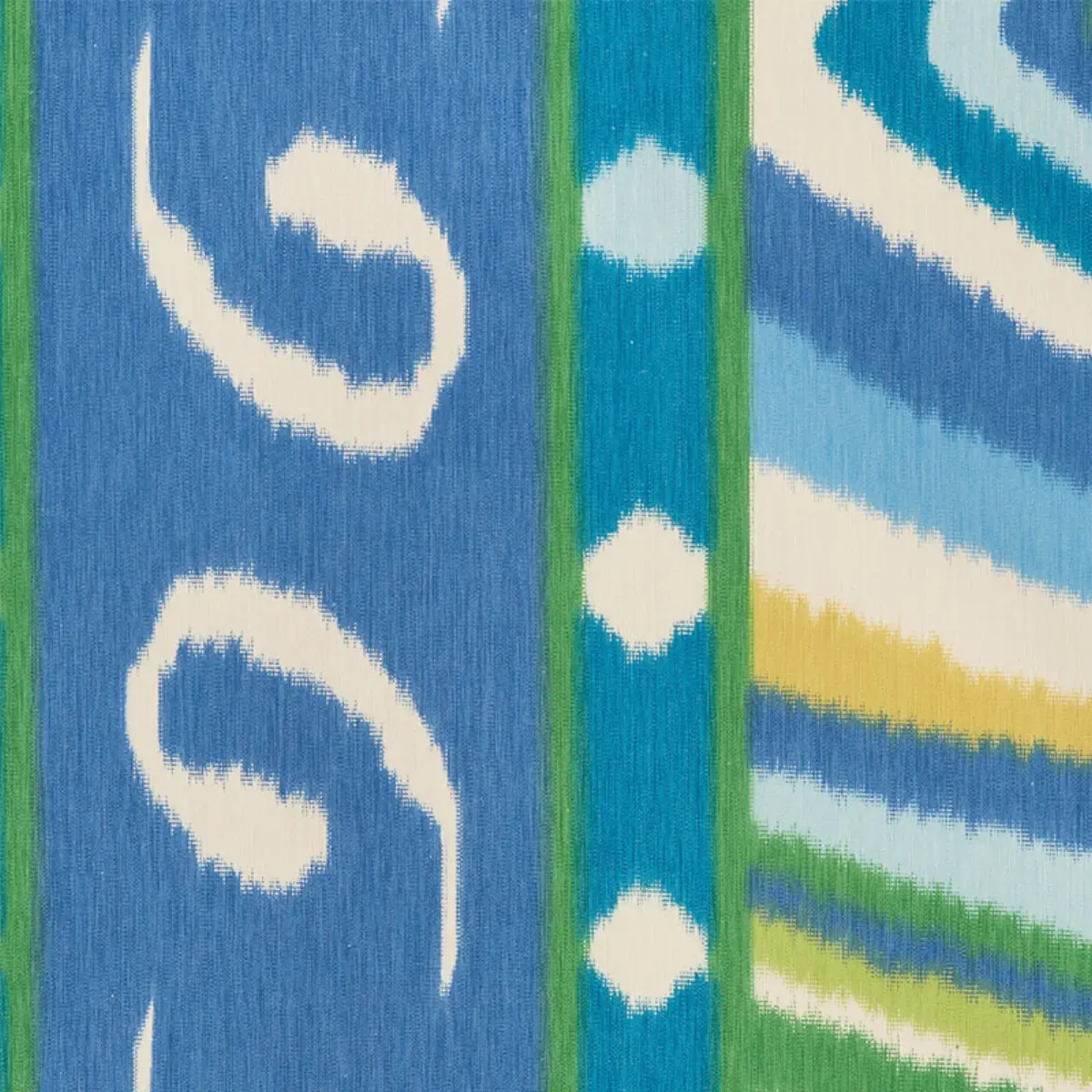 Terence Ikat Pillow_ PEACOCK