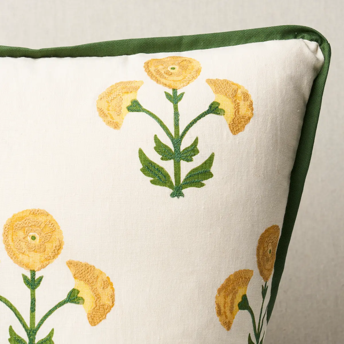 Saranda Flower Pillow_ MARIGOLD