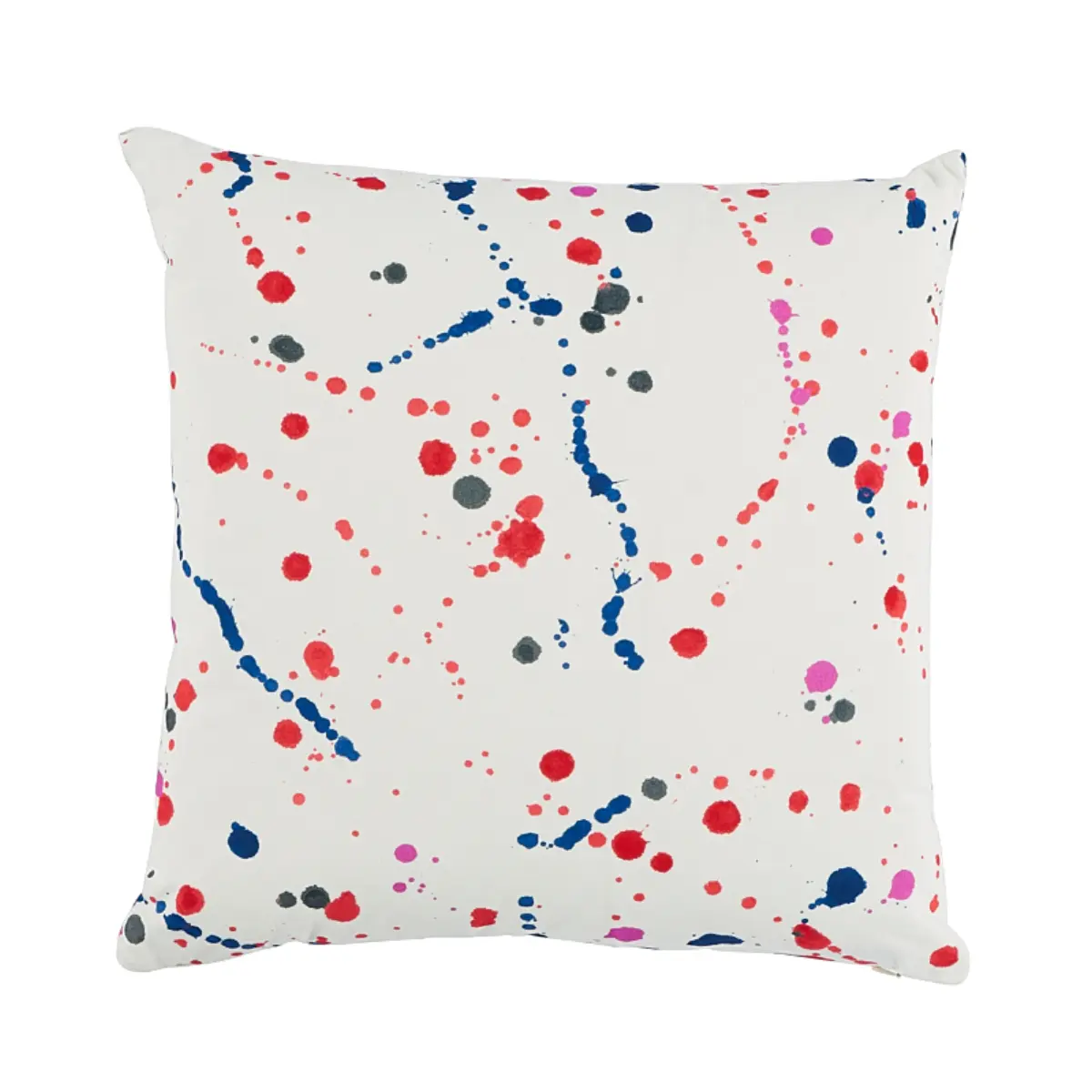Ink Splash Pillow_ RED & BLUE