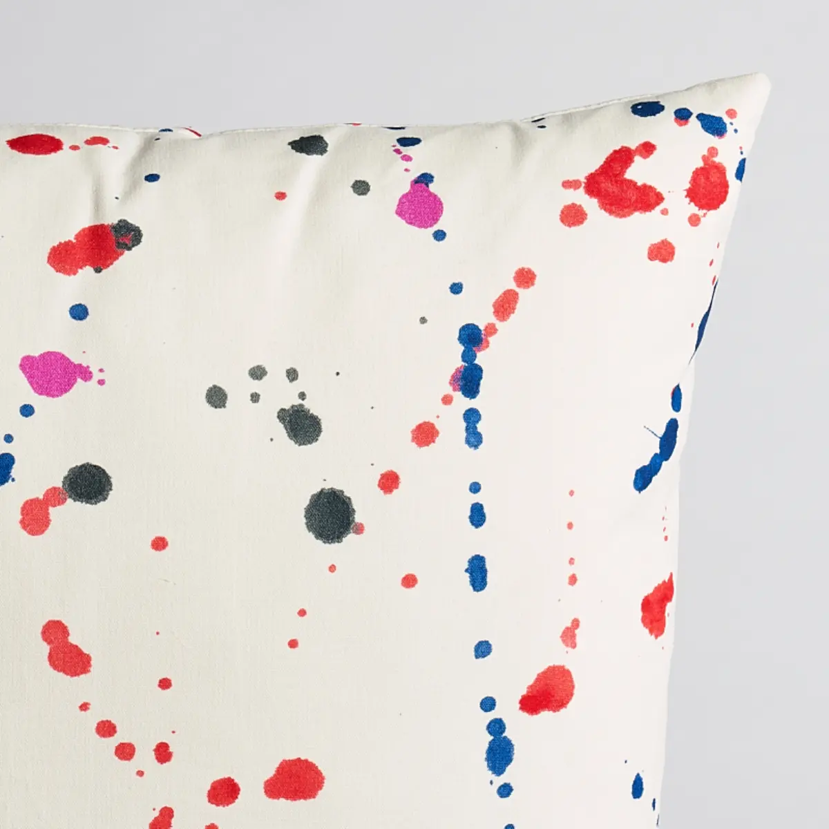 Ink Splash Pillow_ RED & BLUE