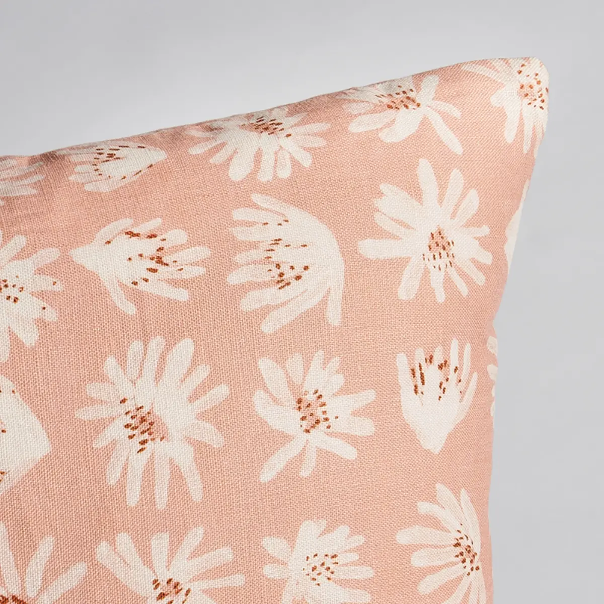 Meadow Rock Pillow_ BLUSH