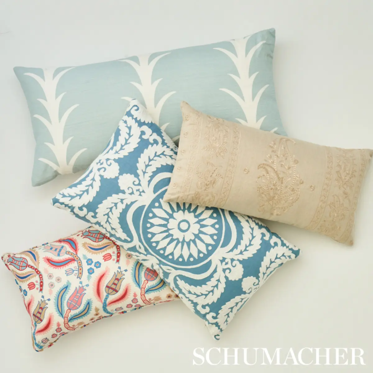 Malabar Vine Pillow_ SKY & ROSE