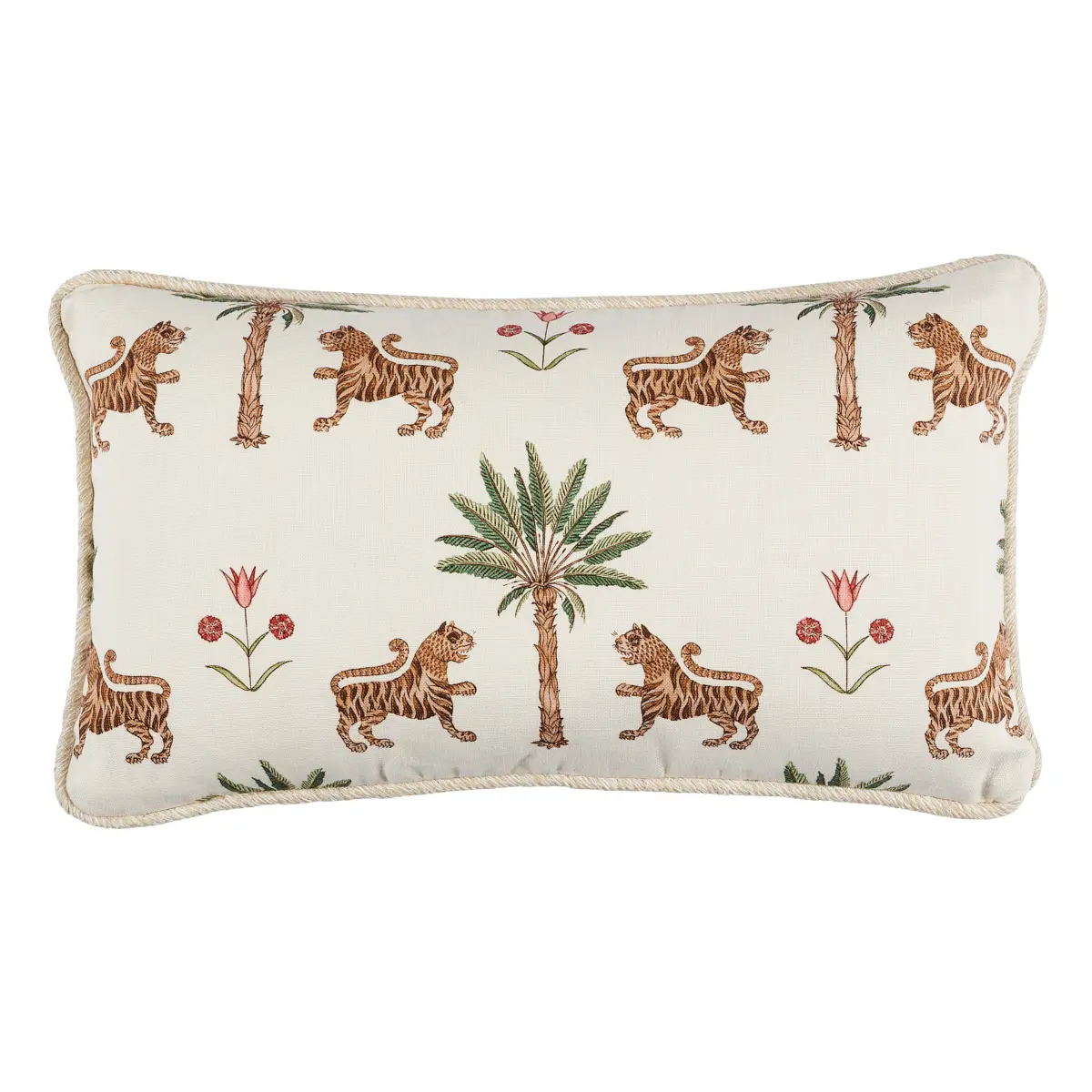 Tiger Palm Pillow_ COCOA