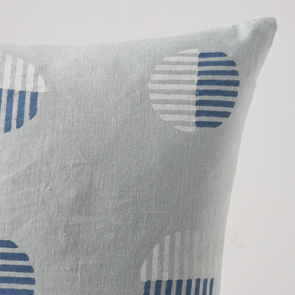 Ando Block Print Pillow_ CHAMBRAY