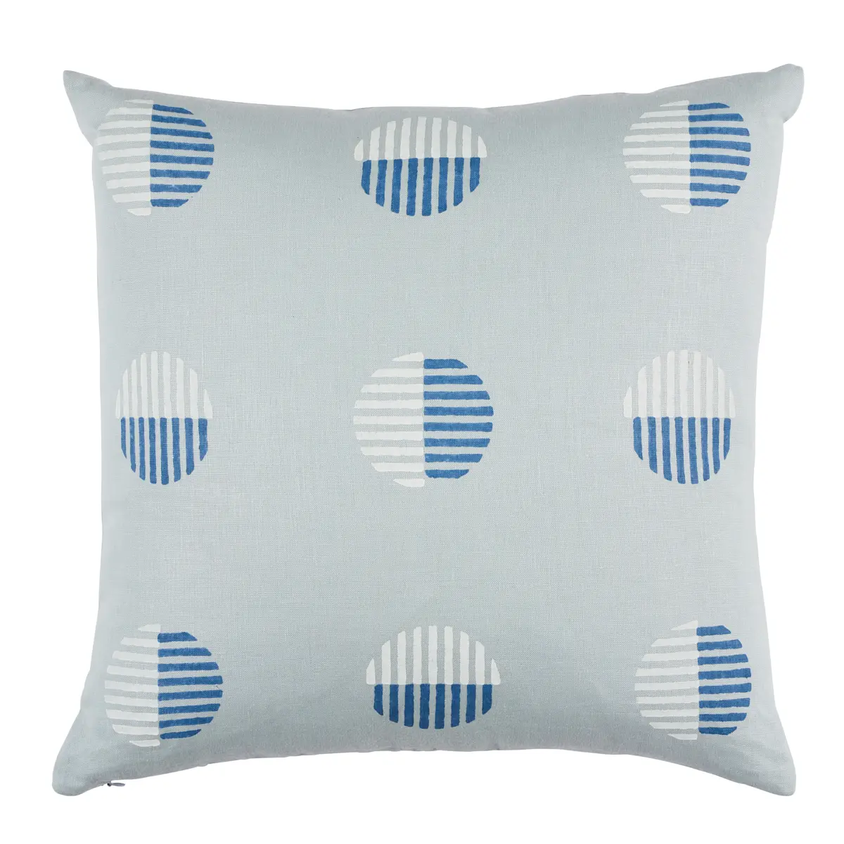 Ando Block Print Pillow_ CHAMBRAY