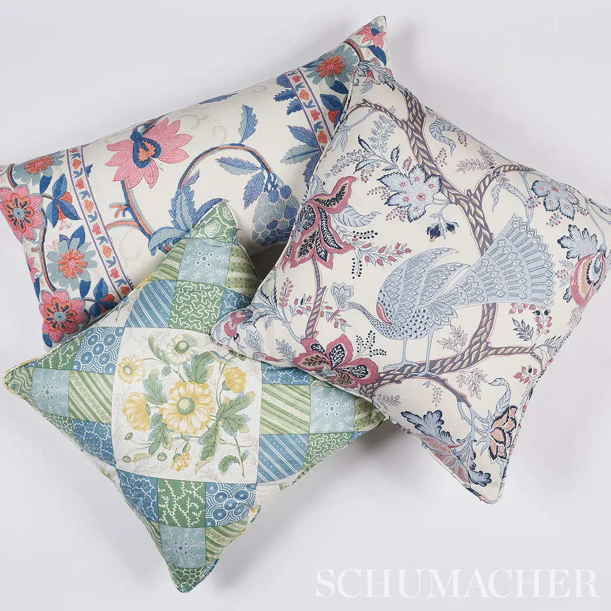 Indali Bordered Linen Pillow_ ROSE & INDIGO