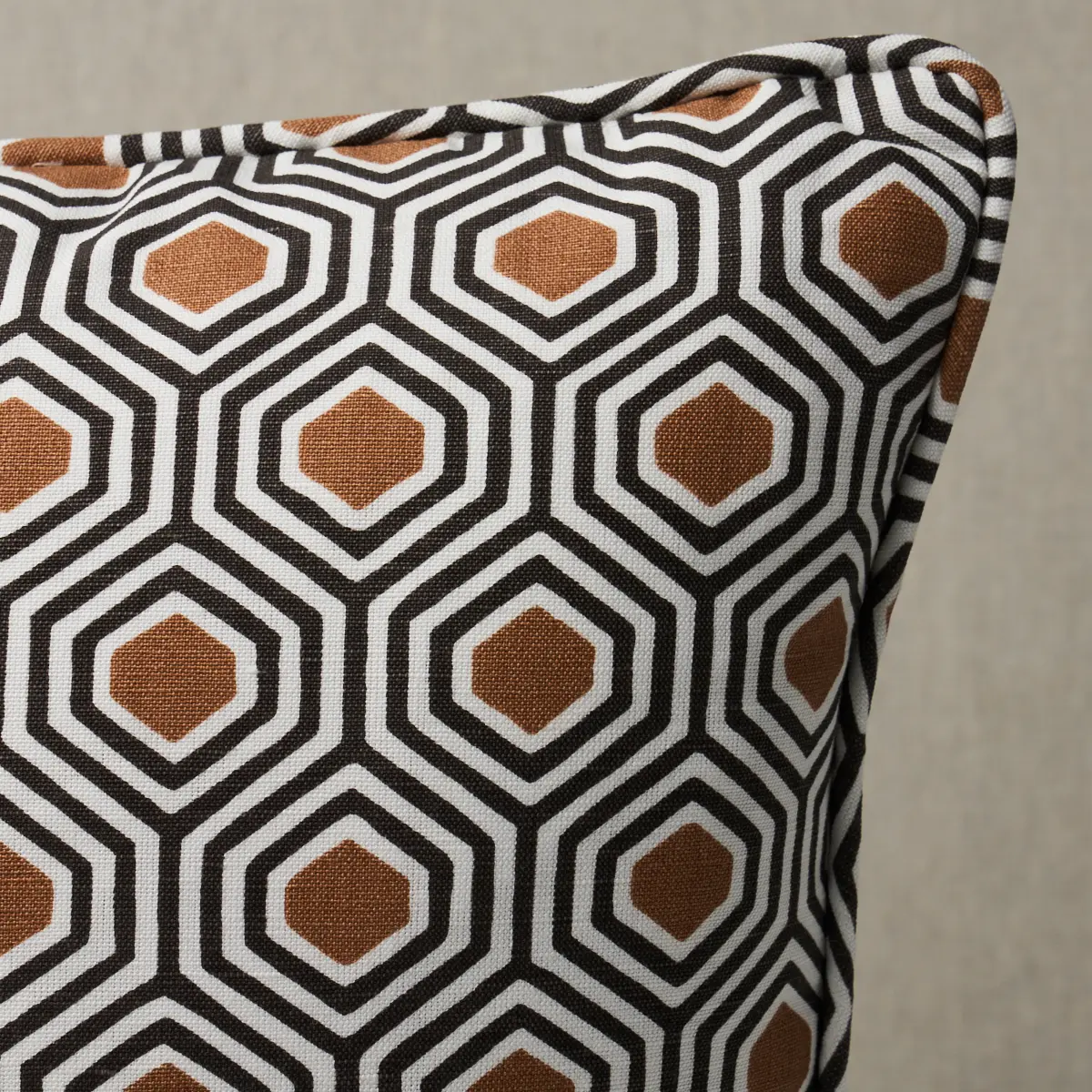 Otis Hand Print Pillow_ DARK NEUTRAL