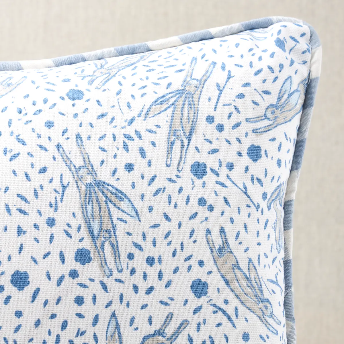 Rabbit Pillow_ BLUE