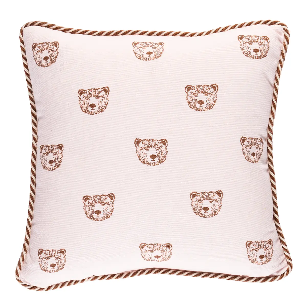 Bear Print Pillow_ BLUSH