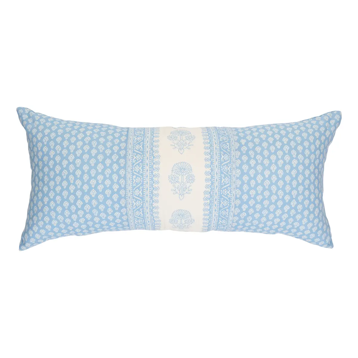 Hyacinth I/O Pillow_ CHINA BLUE
