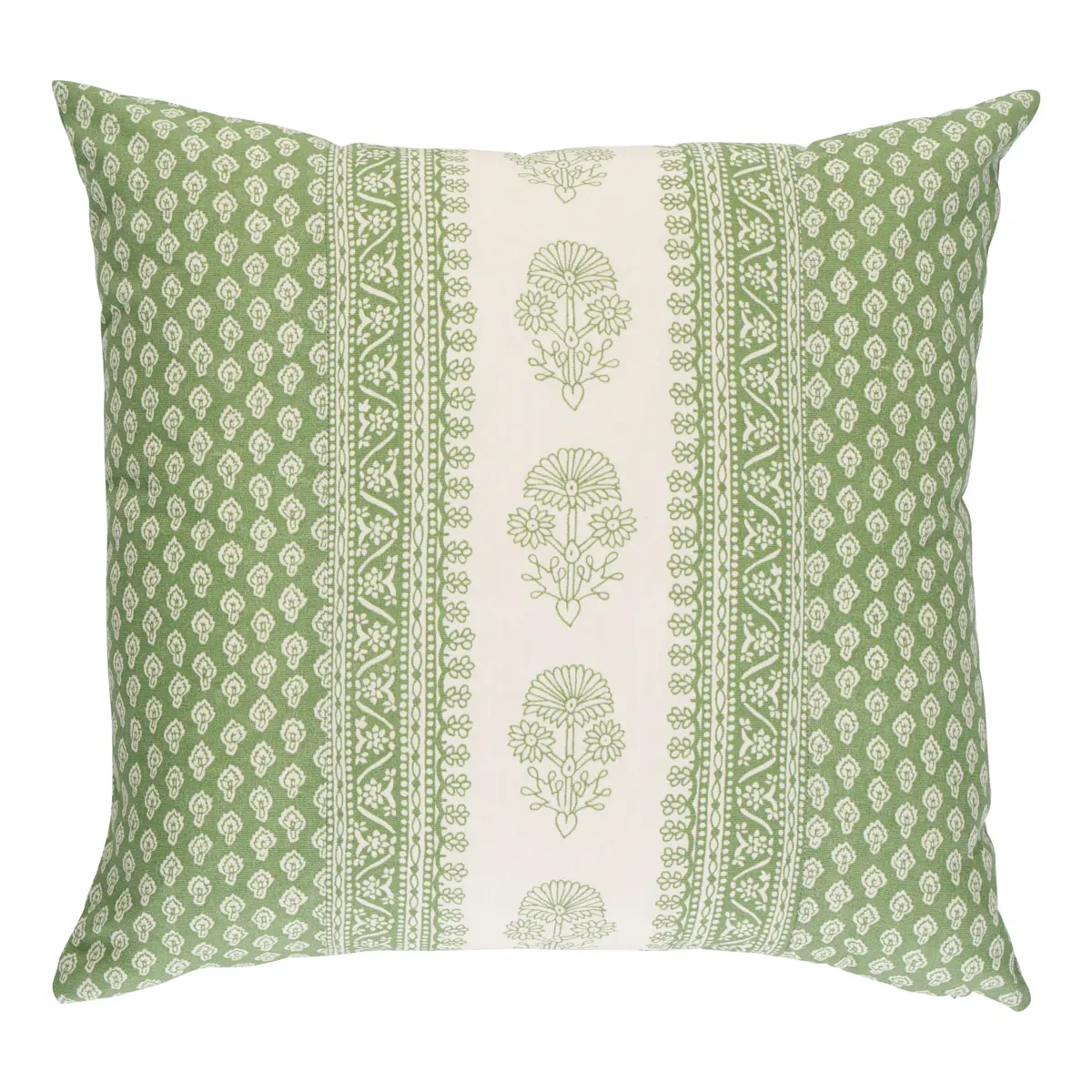 Hyacinth I/O Pillow_ LEAF GREEN