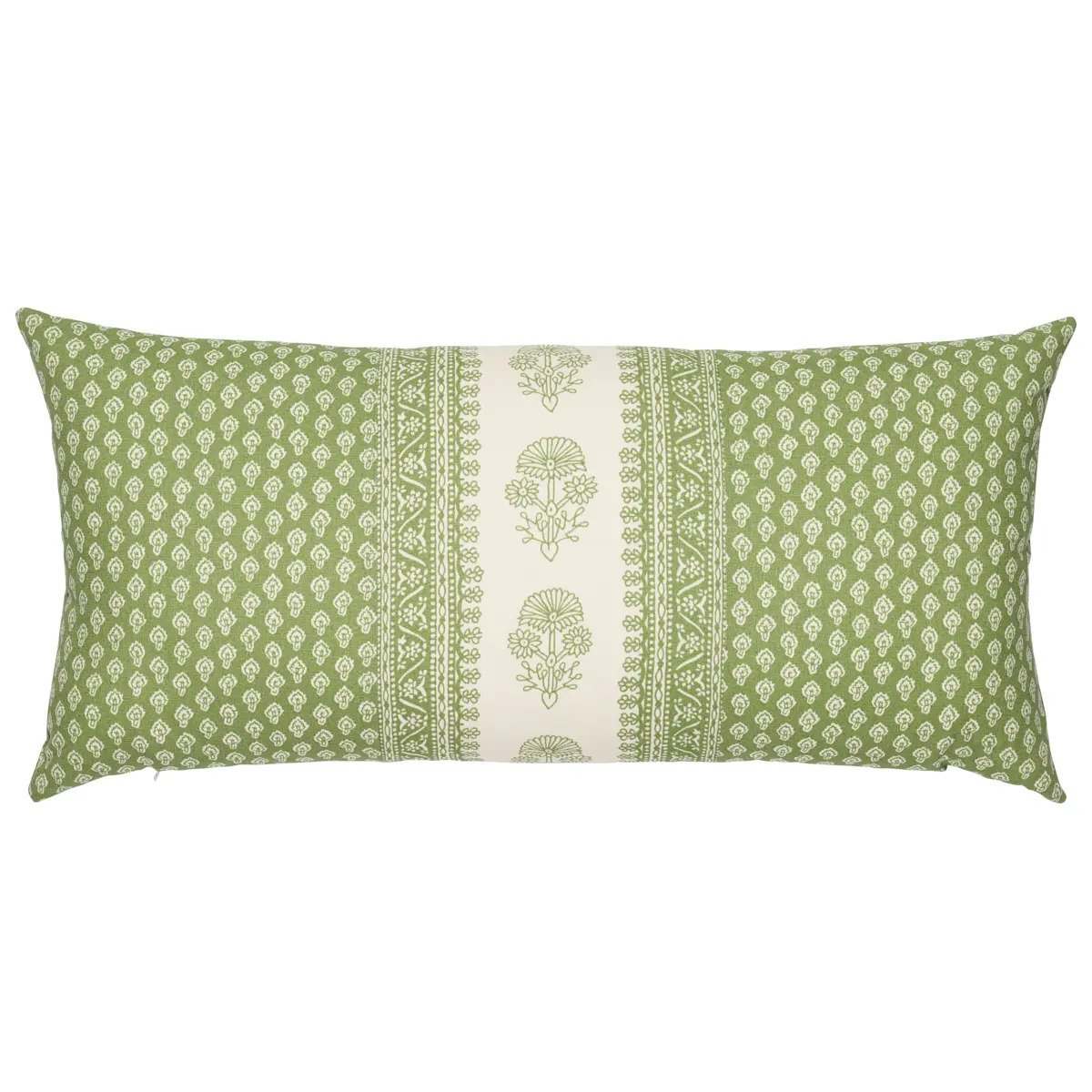 Hyacinth I/O Pillow_ LEAF GREEN