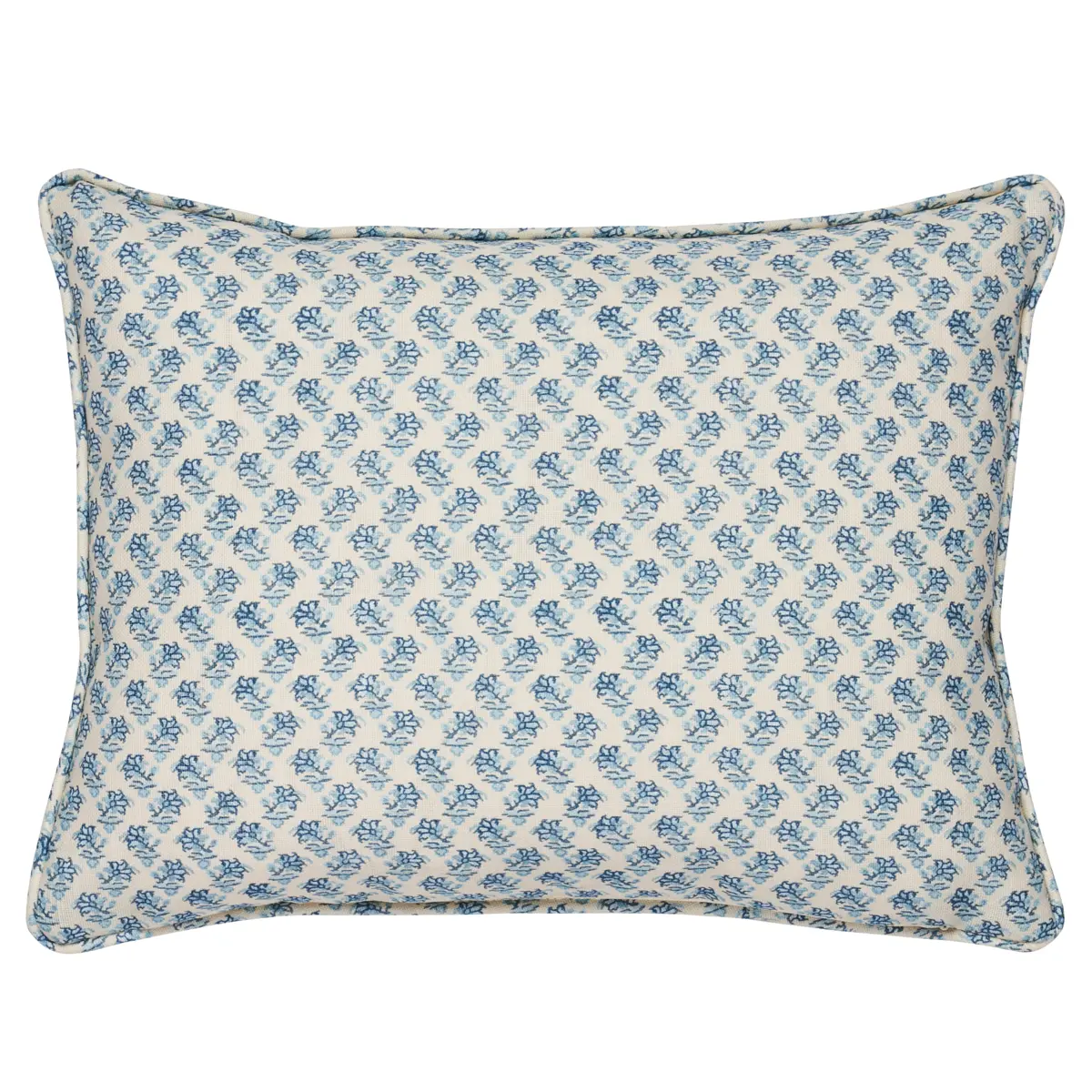 Oleander I/O Pillow_ INDIGO