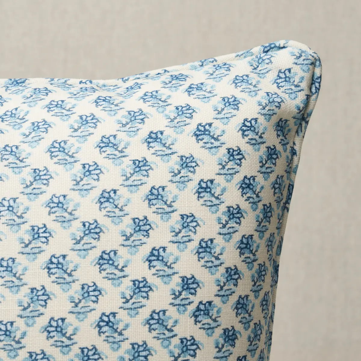 Oleander I/O Pillow_ INDIGO