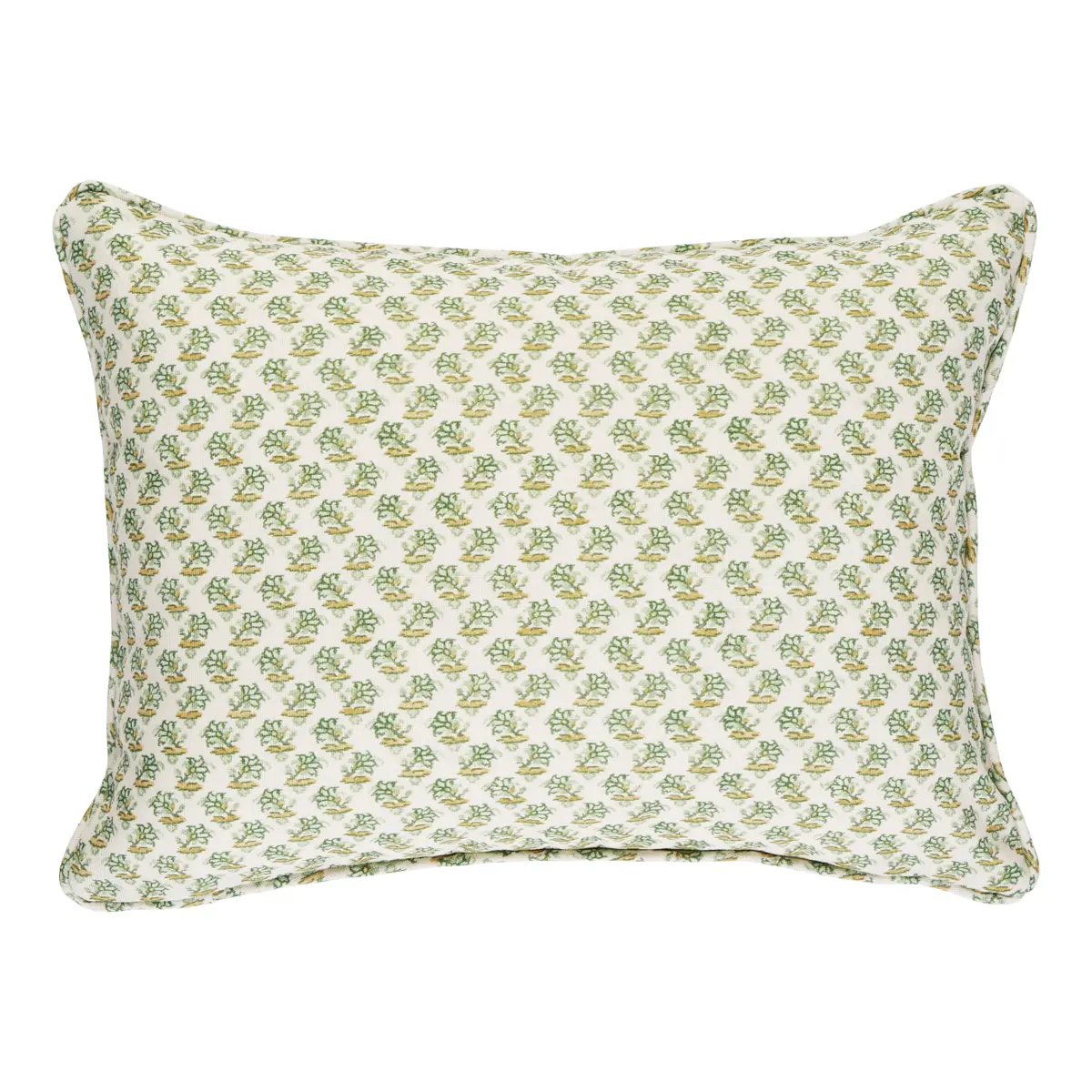 Oleander I/O Pillow_ LEAF GREEN
