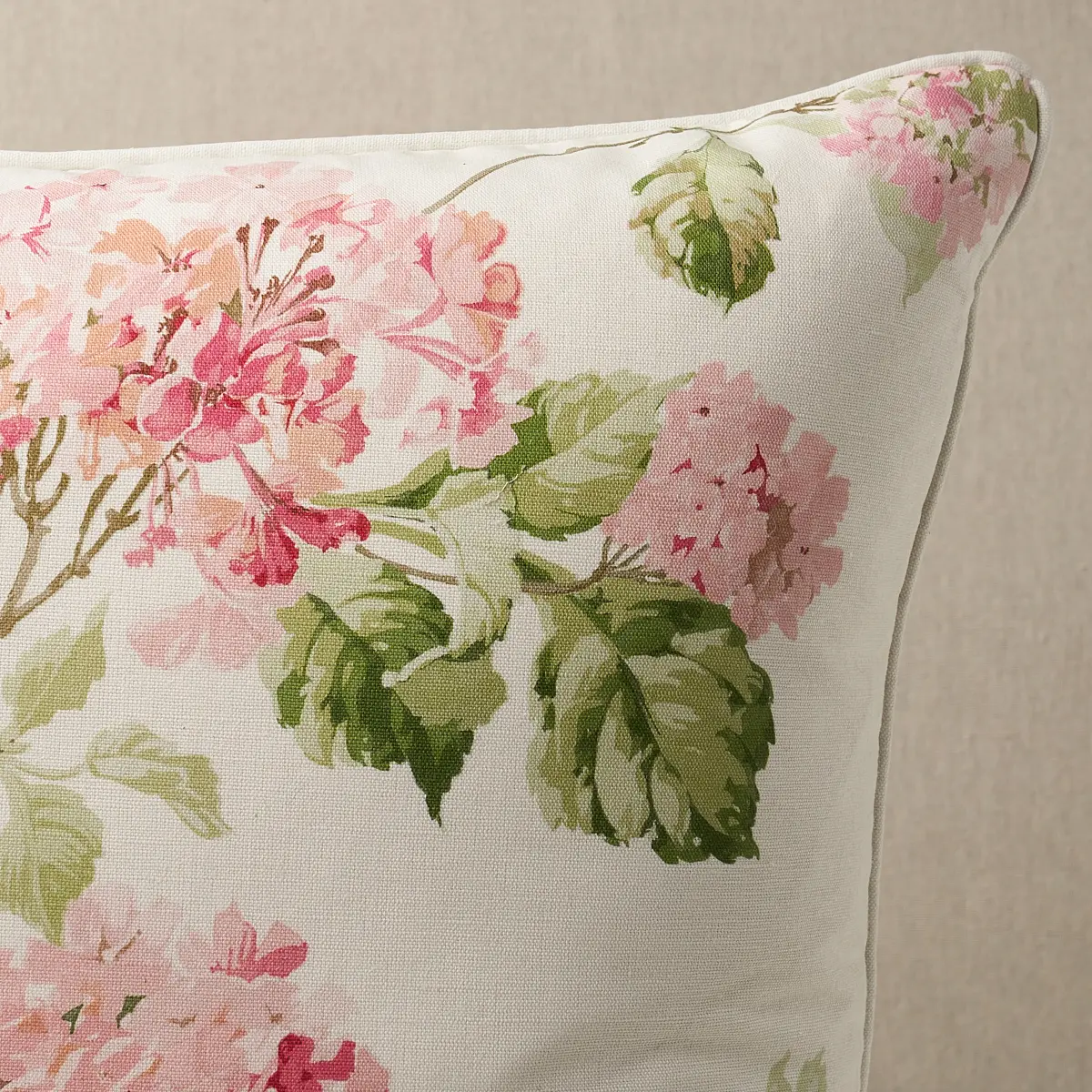 Summer Hydrangea Pillow_ BLUSH