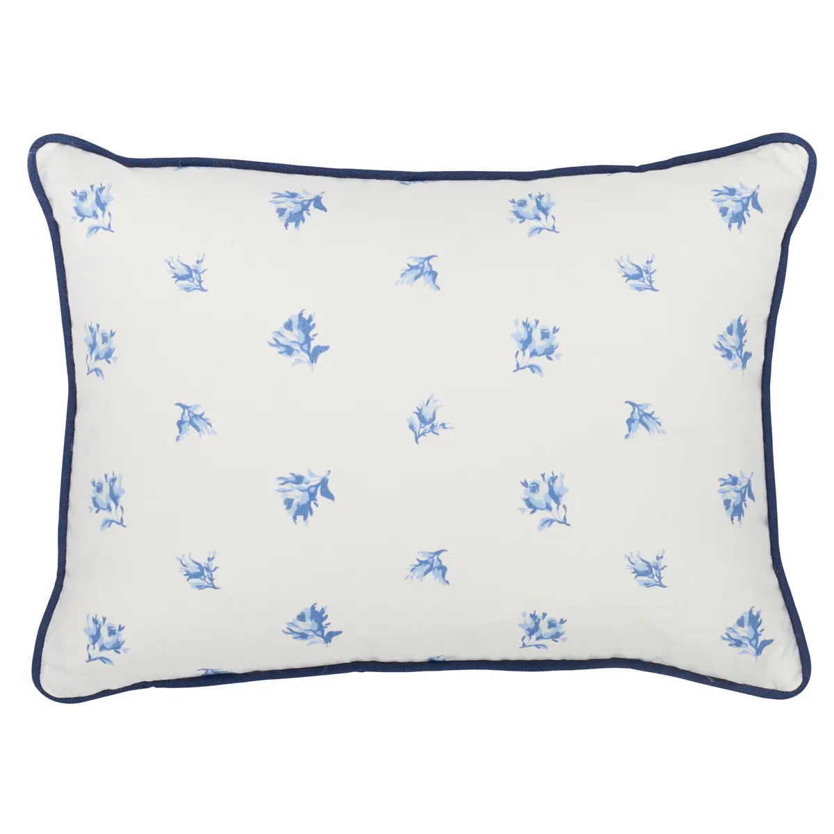 Margie Floral Pillow_ PORCELAIN