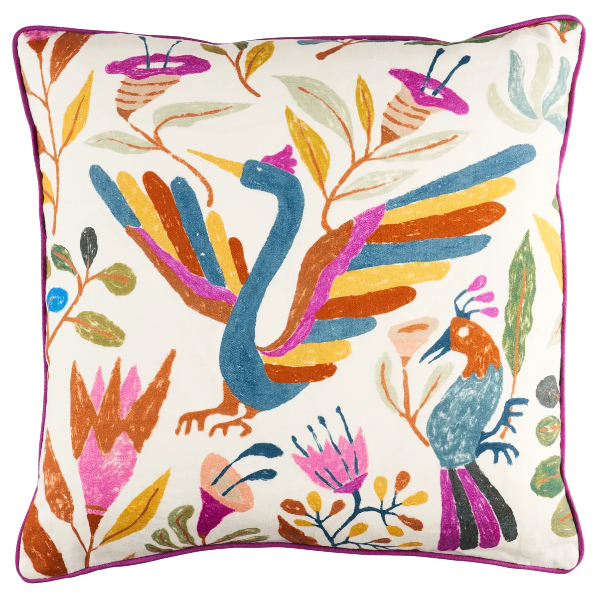 Canopy Pillow_ MULTI BIRDS