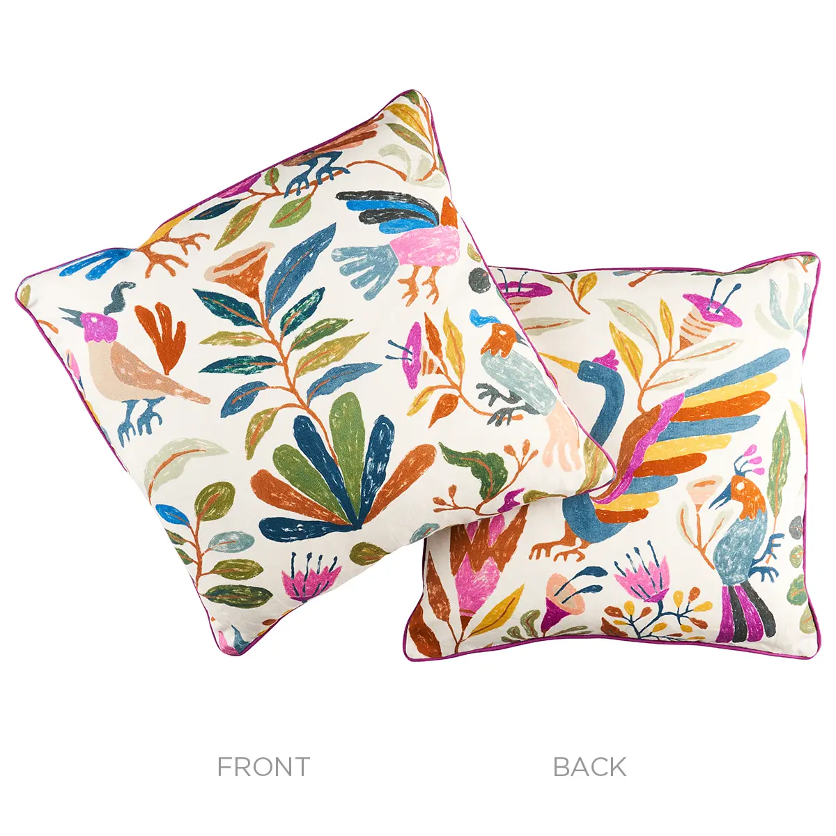 Canopy Pillow_ MULTI BIRDS