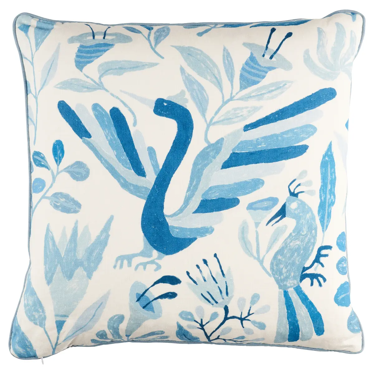 Canopy Pillow_ BLUE BIRDS